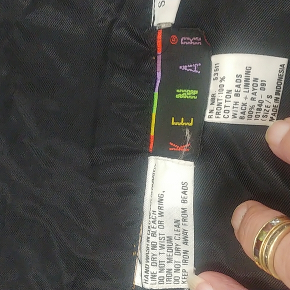 Vtg Kenar Beaded Vest - Picture 11 of 16